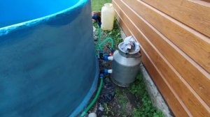 Бассейн своими руками из бетонного кольца.