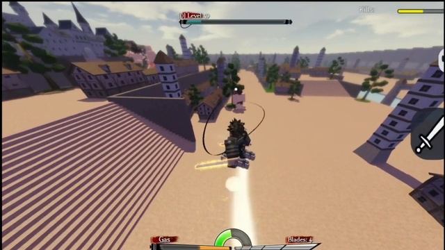 [Roblox Untitled attack on titan] Playing Untitled attack on titan with my friend смотреть онлайн