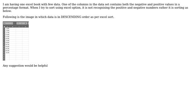 How to sort a column with positive and negative numbers in Excel? смотреть онлайн