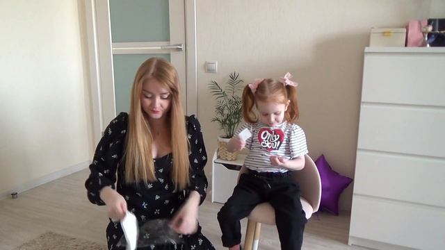 ✔NEW: Вместе с дочкой. Распаковка посылки. Детская одежда на лето. Примерка от Элины... смотреть онлайн