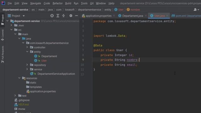 Como usar la dependencia lombok en un proyecto Spring Boot смотреть онлайн