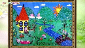 МОИ КАРТИНЫ из пластилина | Видео Лепка