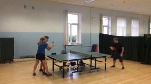 Групповая тренировка по настольному теннису. Group Table Tenis Training