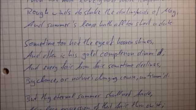 Sonnet 18 - Bad Pronunciation, Bad Handwriting, Thick Accent смотреть онлайн