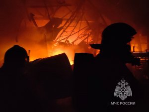 Ликвидация пожара на ул.Строителей. Йошкар-Ола,14.02.2023.