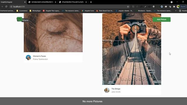 Photography Portfolio Website created using MongoDB ExpressJS Angular NodeJS смотреть онлайн