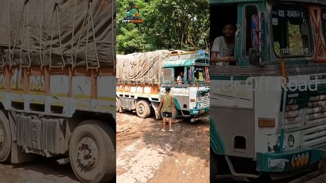 Crazy Truck Driver Turning 16 Wheels Long Truck at Dangerous Curve Ghat Road - Unseen Truck Videos