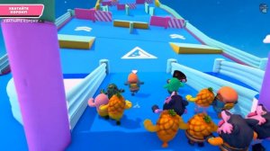 Fall Guys: Ultimate Knockout на ДВОИХ: БЕЗУМНЫЙ КАВАРДАК | Геймплей и прохождение |  ОБЗОР ИГРЫ