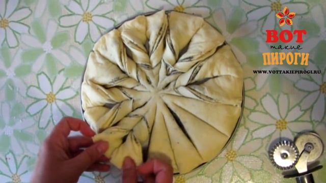 красивый дрожжевой пирог "Цветок" смотреть онлайн