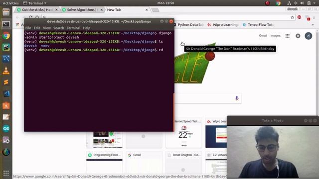 django installation in ubuntu | Create first  Django Project and its virtual environment | django