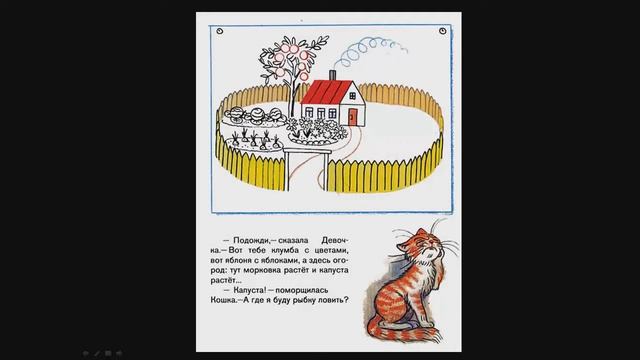 Капризная кошка - диафильм со звуком смотреть онлайн