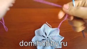 Вязание крючком красивой прихватки