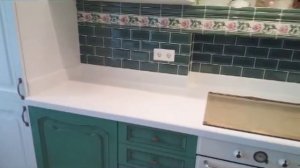 Столешница из акрила для кухни в стиле "классика"