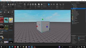 Как поменять цвет блоку в Roblox Studio тутор