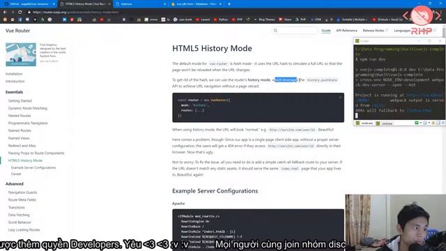 Ep16 | #03 | Routes mode và chế độ history cần thiết Vue.js - RHP Team