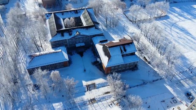Иркутск, Новоленино, Школа №30 с высоты