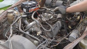 Запуск ГАЗ М20 "Победа" (заменен двигатель V6) Спустя 8 лет + Тест-драйв