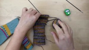 Женские носки из секционной пряжи Gazzal Happy Feet Усиленная пятка Часть 2