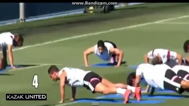 Как отжымаеться Криштиано Роналдо . смотреть онлайн