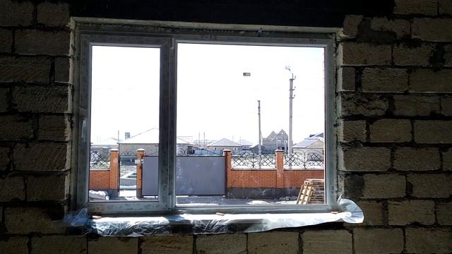 Монтаж в мкр. Самал, стеклопакет Бронза "Пилкентон", ламинация Махагон (Компания Окна Биз) смотреть онлайн