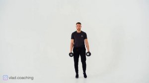 Выпады вперед с гантелями – техника выполнения
