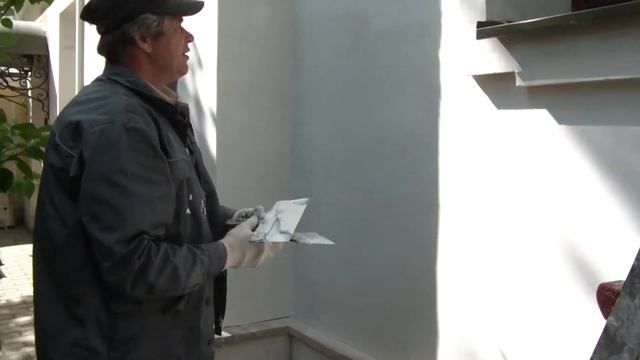 Ремонт фасада: шпаклевка фасада