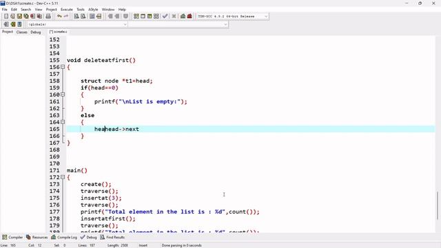 DS-8 | How to delete a first node in the singly linked list ?   @vidyanshuvlog6873