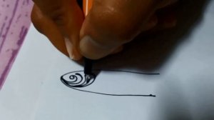 Simple mehendi design tutorial on Hands for beginners - learn to draw mehandi design on fingers 5