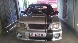 my subieee forik exhaust sound / звук выхлопа моего субаря (банка HKS hi power)