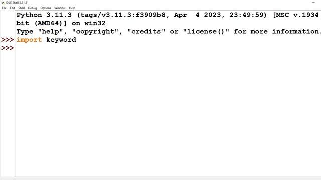 EP4 | Keywords In Python