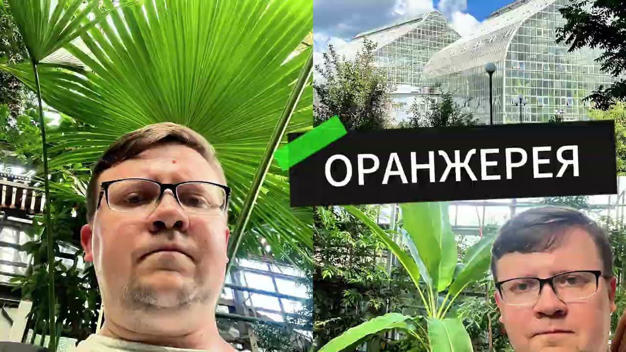 Прогулка по Старой Фондовой оранжереи Ботанического сада! Москва!!!