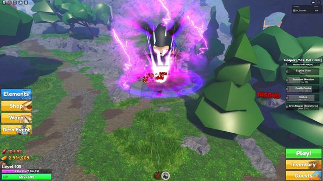 Reaper Showcase First 4 Moves! Elemental Dungeons