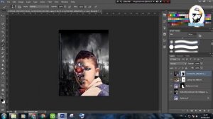 Photoshop cs6 tutoriels [ face | cyborg ]