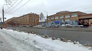 Магнитогорск, по проспекту Карла Маркса, от Калинина до Комсомольской (05.02.2021)