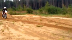 Мотокросс. Прыжки на мотоцикле #1