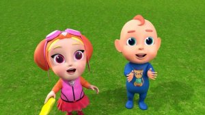 Wheels On The Bus Go Round and Round + Police Officer Songs | More Nursery Rhymes & Rosoo Kids Song