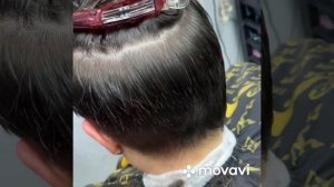 И снова короткая стрижка и выбритый висок