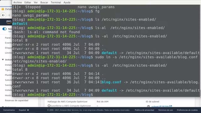Desplegar Django, en AWS EC2 con NGINX y microWSGI смотреть онлайн