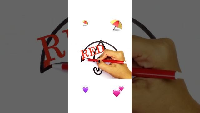 How to draw an umbrella / colors