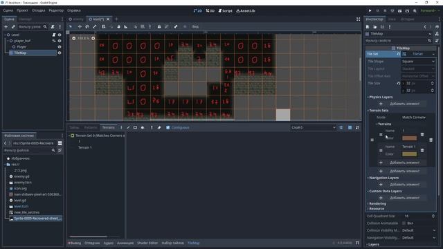 описательный обзор tilemap GODOT 4 | #1 смотреть онлайн