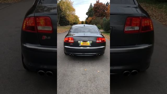 2007 Audi s8 5.2 v10 zip tie exhaust mod launch