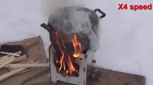 Печка щепотница. Часть II - практическая.