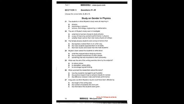 LISTENING TEST 1 CAMBRIDGE BOOK 11 WITH ANSWERS