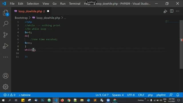 do While Loop in php techshub смотреть онлайн