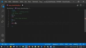 do While Loop in php techshub