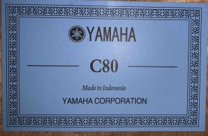 Гитара Yamaha C80 - Пираты Карибского моря.