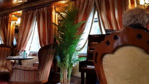 Вагон-ресторан поезда "Рускеальский экспресс".