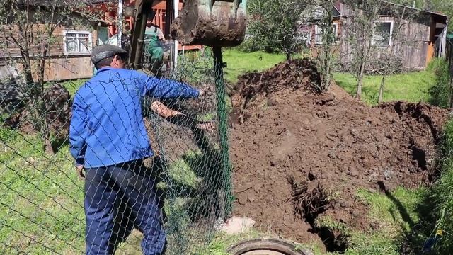 Монтаж ЗАЗЕМЛЕНИЯ, внешней КАНАЛИЗАЦИИ и ВОДОПРОВОДА на участке с 