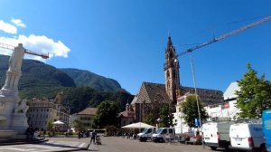 [4K] Walking tour in BOLZANO (Bozen) - Trentino Alto Adige, Italy