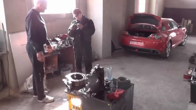 Капремонт роторного двигуна Mazda RX-8 смотреть онлайн